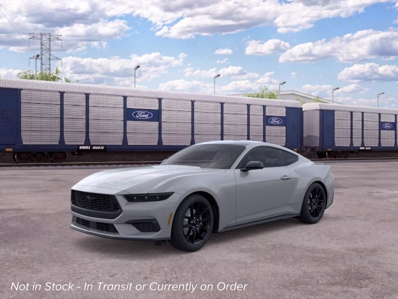 2026 Avalanche Gray Ford Mustang EcoBoost Premium RWD Sedan