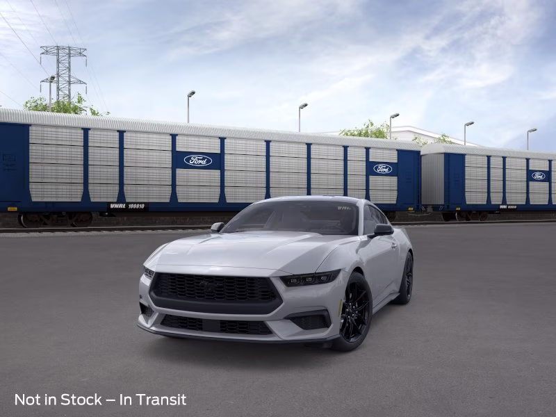 2026 Avalanche Gray Ford Mustang EcoBoost Premium RWD Sedan