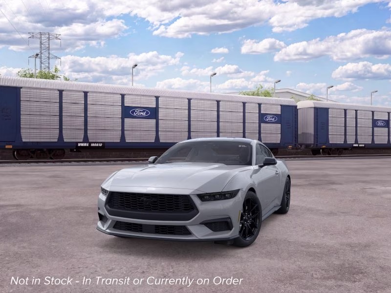 2026 Avalanche Gray Ford Mustang EcoBoost Premium RWD Sedan