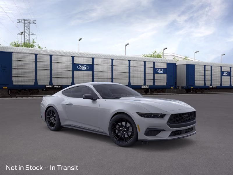 2026 Avalanche Gray Ford Mustang EcoBoost Premium RWD Sedan
