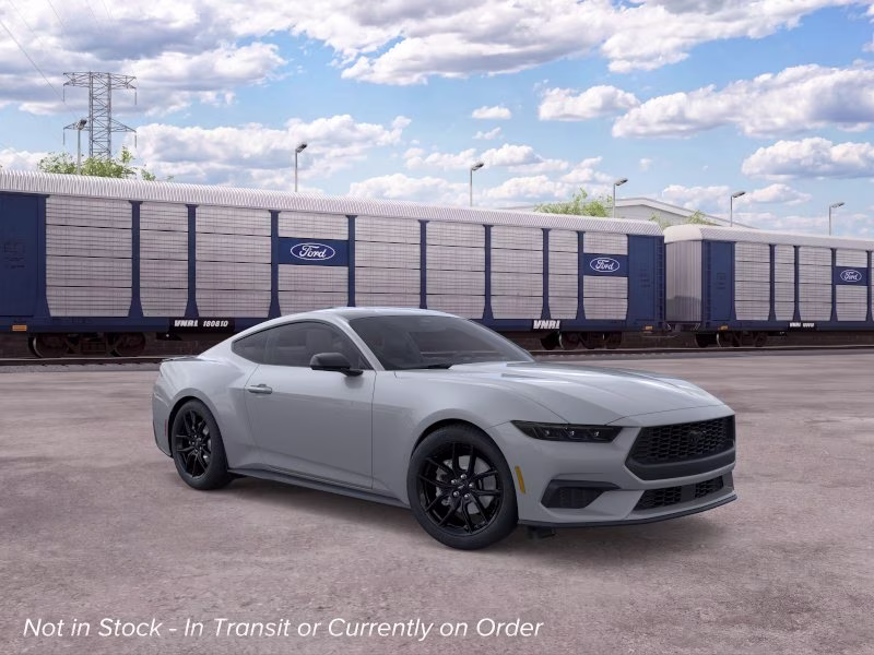 2026 Avalanche Gray Ford Mustang EcoBoost Premium RWD Sedan