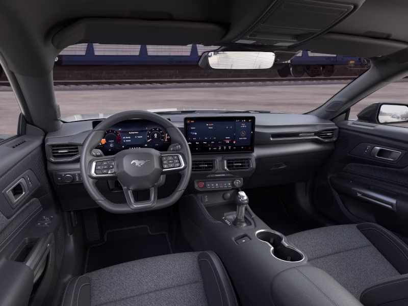 2026 Avalanche Gray Ford Mustang EcoBoost Premium RWD Sedan