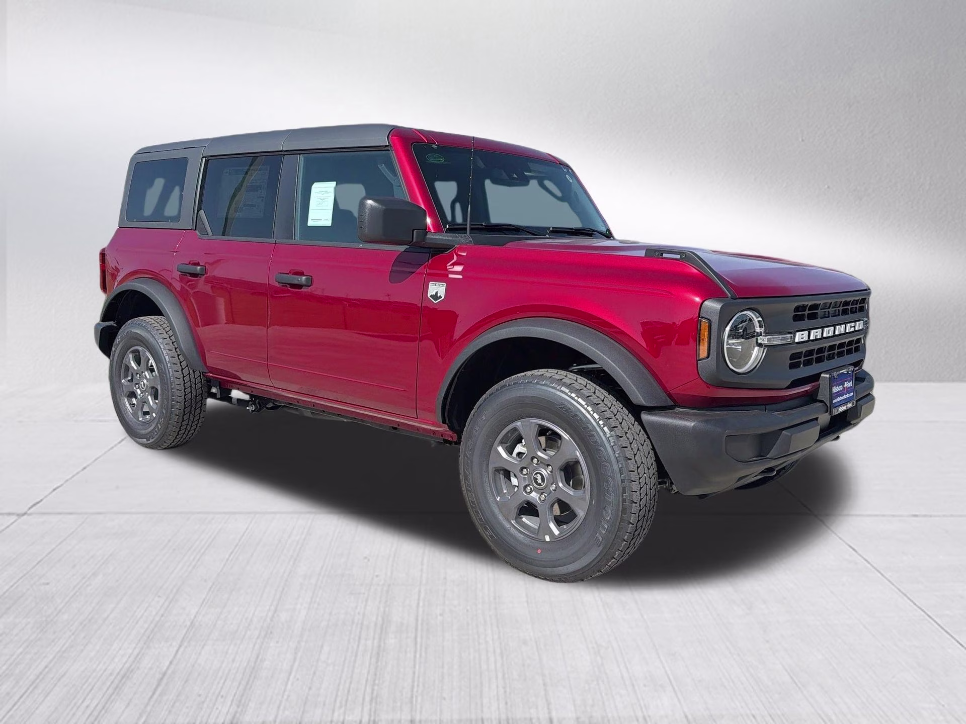 2026 Ruby Red Metallic Tinted Clearcoat Ford Bronco Big Bend 4X4 SUV