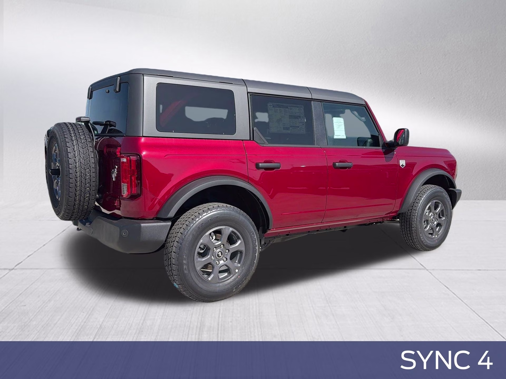 2026 Ruby Red Metallic Tinted Clearcoat Ford Bronco Big Bend 4X4 SUV