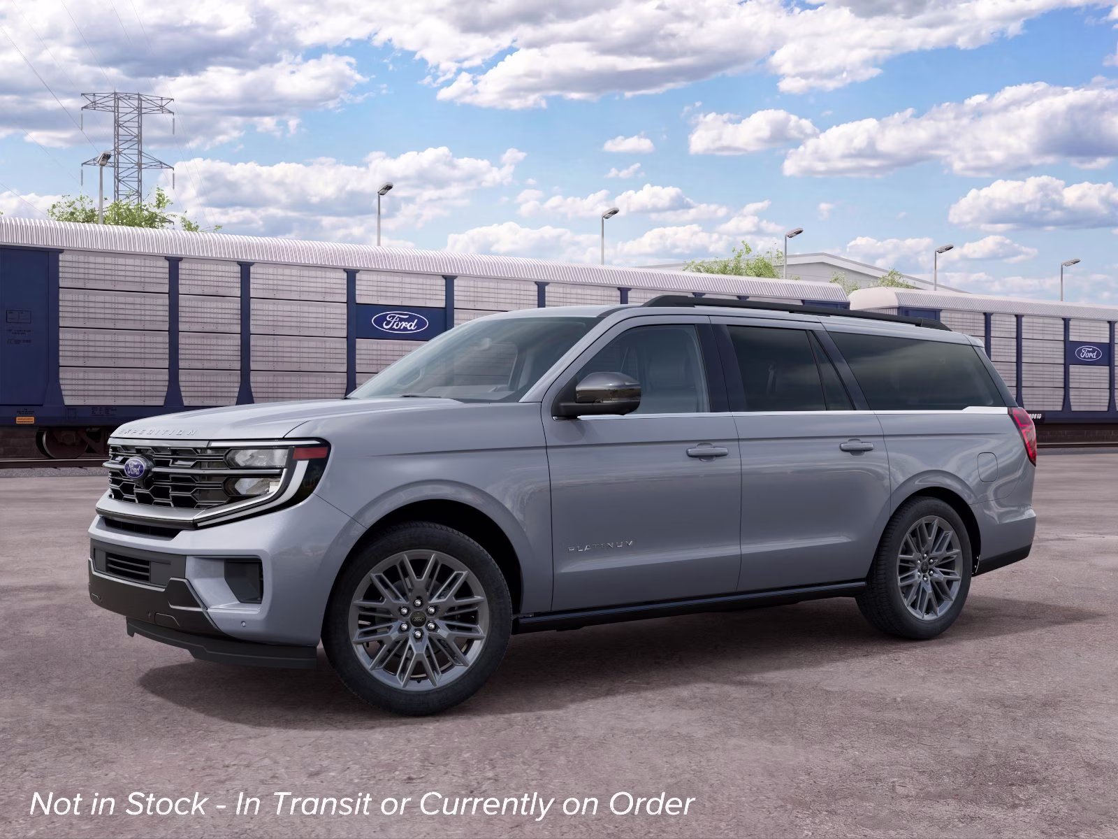 2027 Glacier Gray Metallic Tri-Coat Ford Expedition Max Platinum 4X4 SUV
