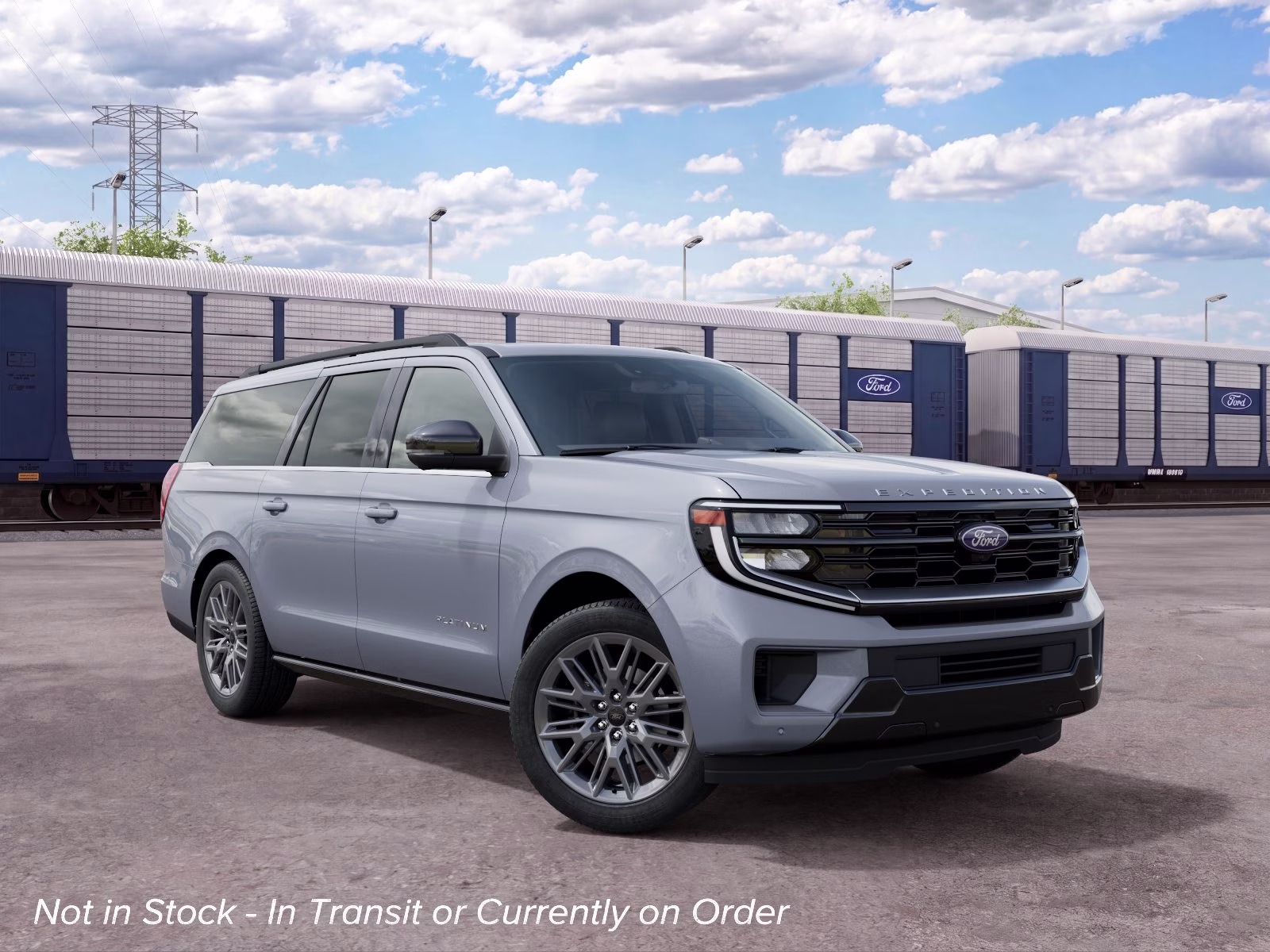 2027 Glacier Gray Metallic Tri-Coat Ford Expedition Max Platinum 4X4 SUV
