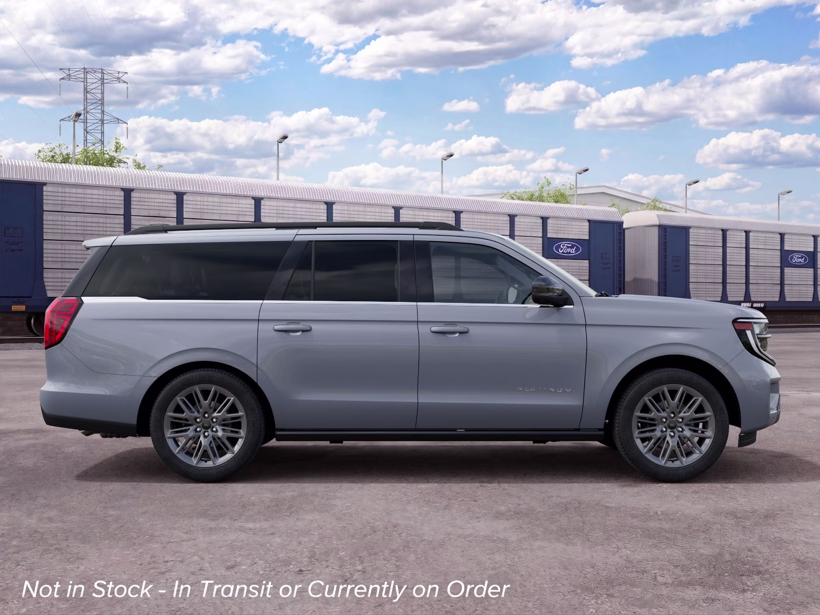 2027 Glacier Gray Metallic Tri-Coat Ford Expedition Max Platinum 4X4 SUV