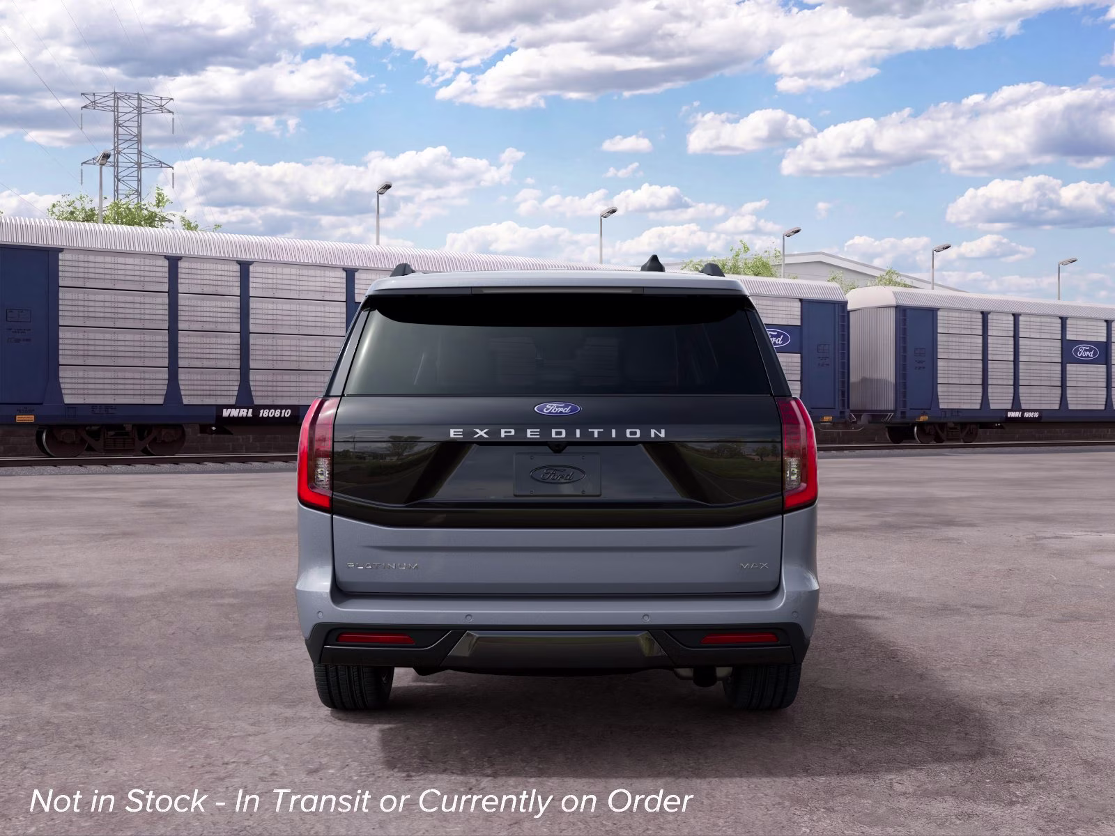 2027 Glacier Gray Metallic Tri-Coat Ford Expedition Max Platinum 4X4 SUV