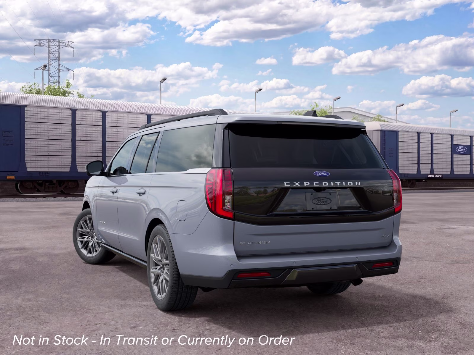 2027 Glacier Gray Metallic Tri-Coat Ford Expedition Max Platinum 4X4 SUV