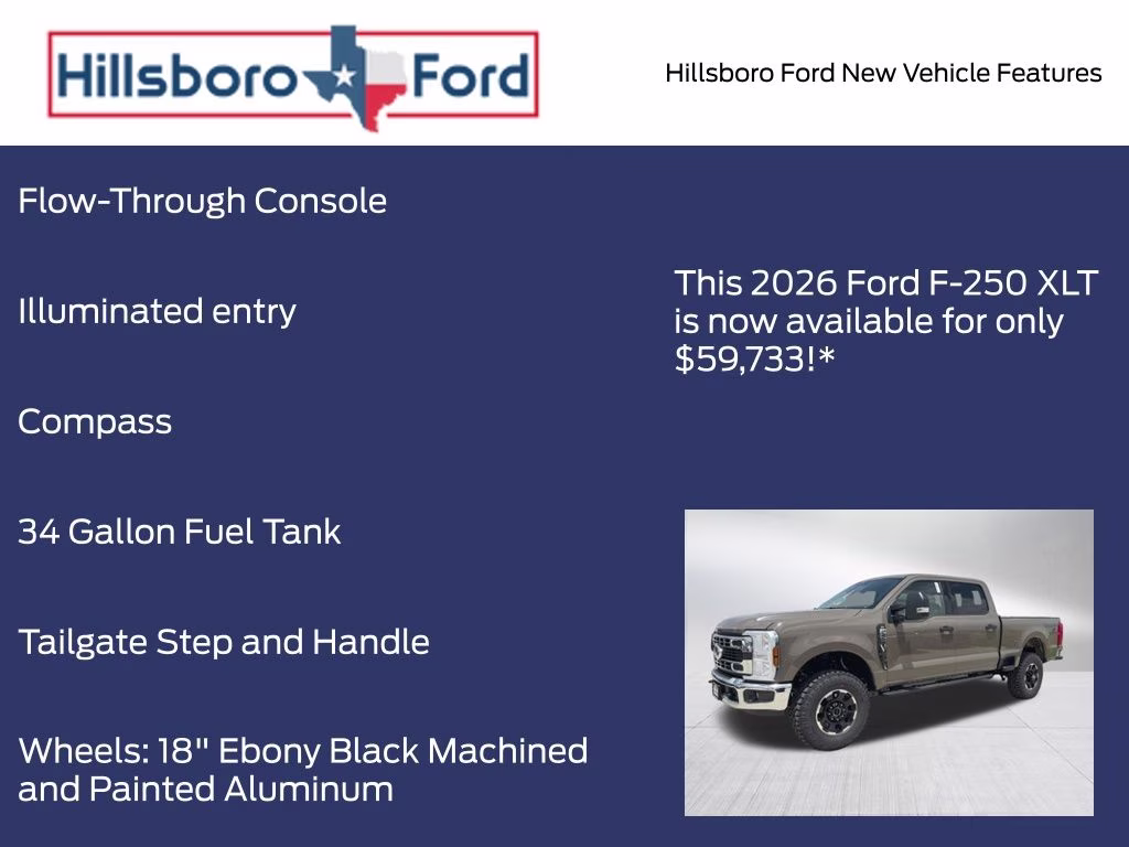 2026 Marsh Gray Ford Super Duty F-250 SRW XLT 4X4 Truck