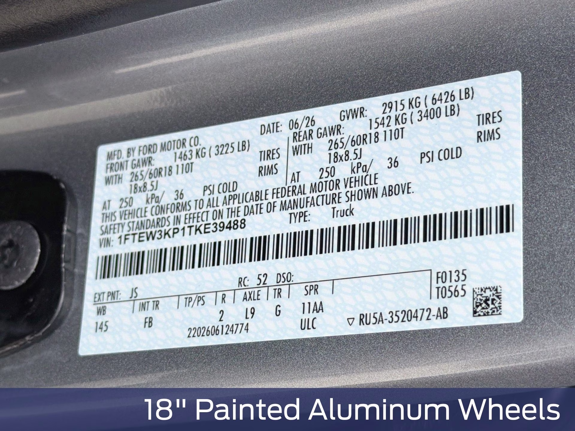 2026 Iconic Silver Metallic Ford F-150 XLT RWD Truck