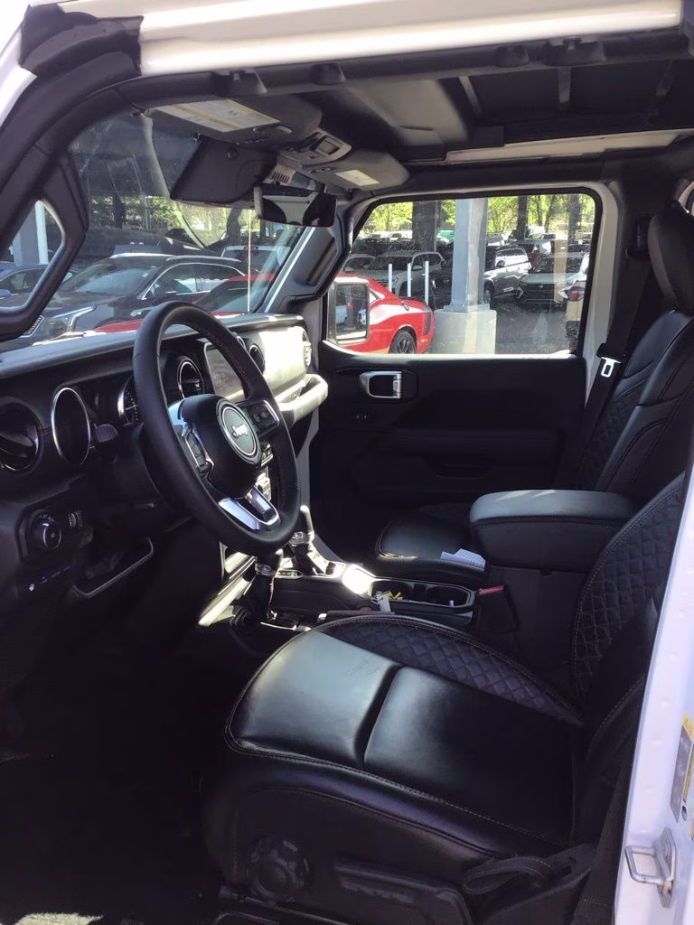 2023 Bright White Clearcoat Jeep Wrangler Sahara 4xe 4X4 SUV