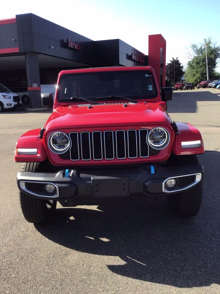 2024 Firecracker Red Clearcoat Jeep Wrangler Sahara 4xe 4X4 SUV