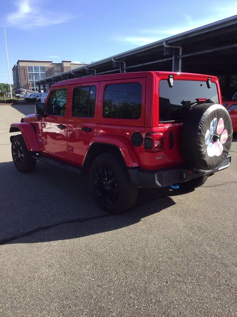 2024 Firecracker Red Clearcoat Jeep Wrangler Sahara 4xe 4X4 SUV