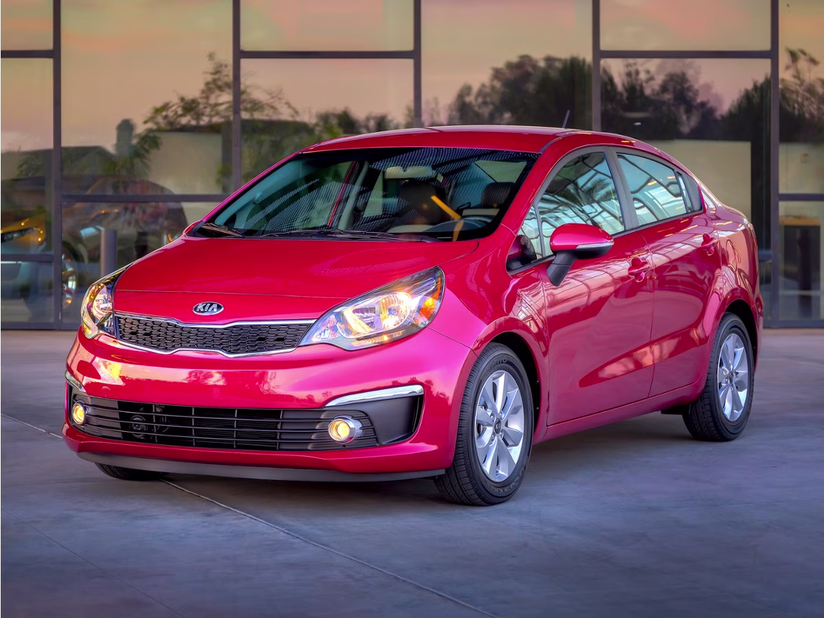 2016 Urban Blue Pearl Metallic Kia Rio LX FWD Sedan