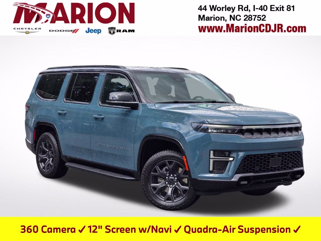 2026 Steel Blue Jeep Grand Wagoneer Upland 4X4 SUV