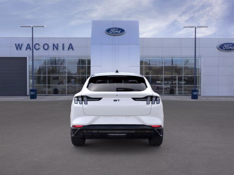2025 Star White Metallic Tri-Coat Ford Mustang Mach-E GT AWD SUV