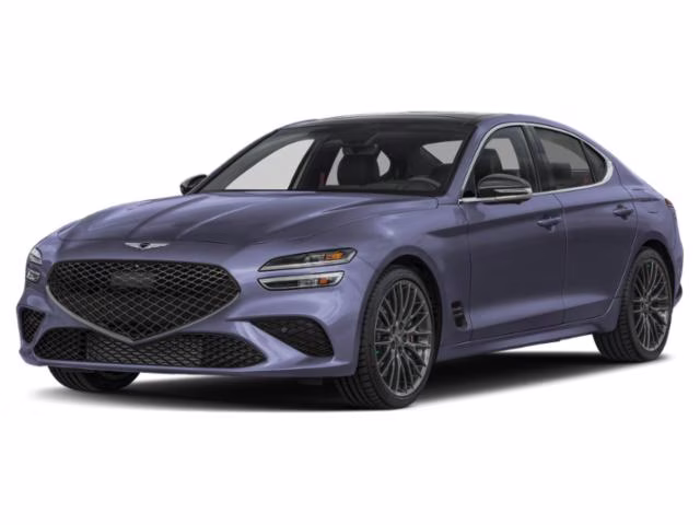 2026 Ceres Blue Genesis G70 3.3T Prestige Graphite AWD Sedan