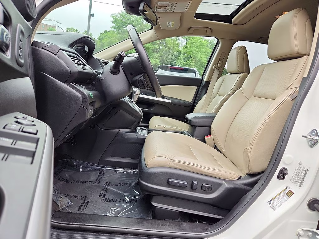 2016 White Diamond Pearl Honda CR-V Touring AWD SUV