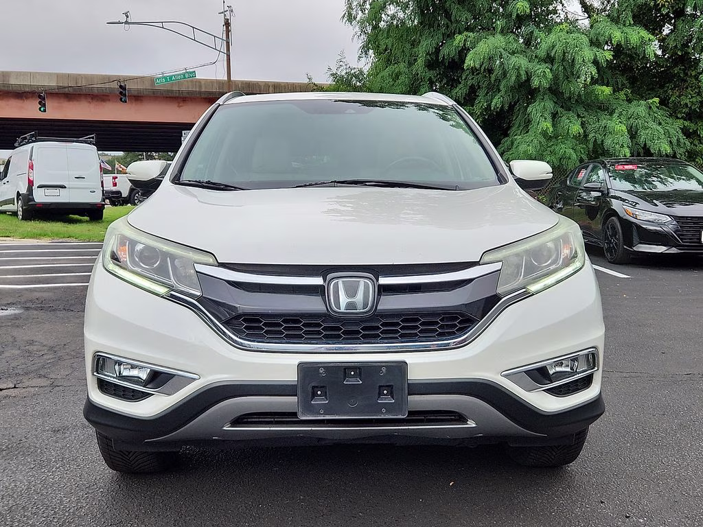 2016 White Diamond Pearl Honda CR-V Touring AWD SUV
