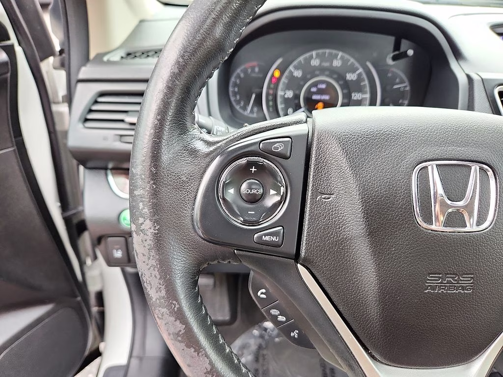 2016 White Diamond Pearl Honda CR-V Touring AWD SUV