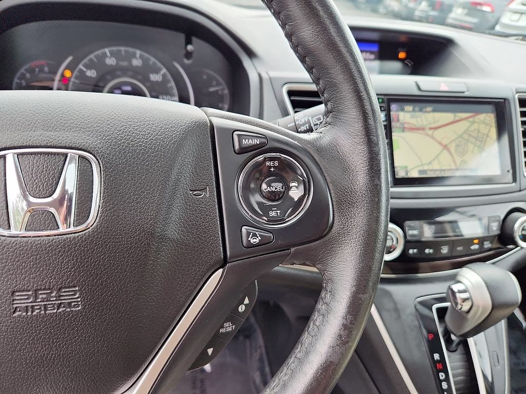 2016 White Diamond Pearl Honda CR-V Touring AWD SUV