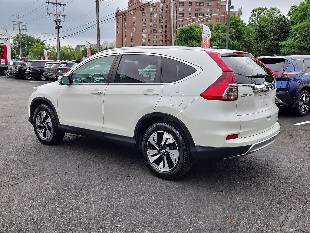 2016 White Diamond Pearl Honda CR-V Touring AWD SUV
