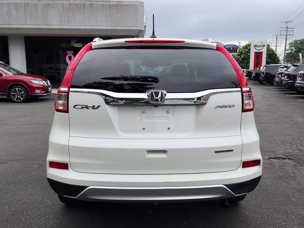 2016 White Diamond Pearl Honda CR-V Touring AWD SUV