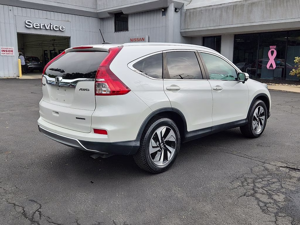 2016 White Diamond Pearl Honda CR-V Touring AWD SUV