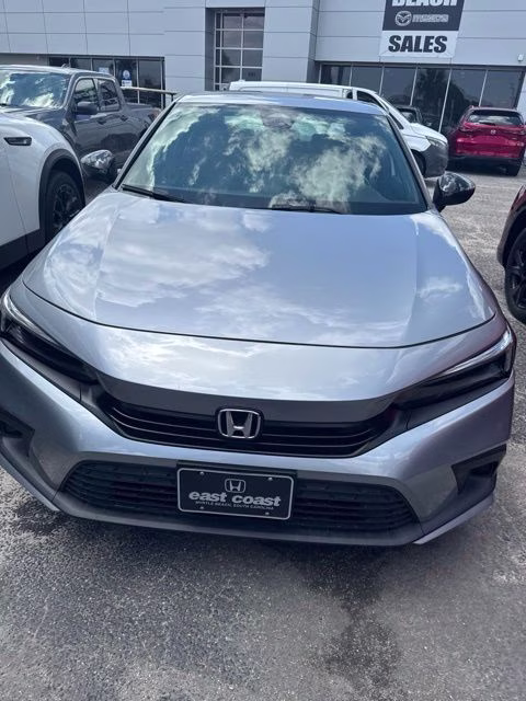 2023 Gray Honda Civic Sport FWD Sedan