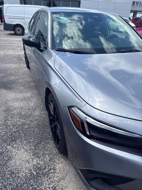 2023 Gray Honda Civic Sport FWD Sedan