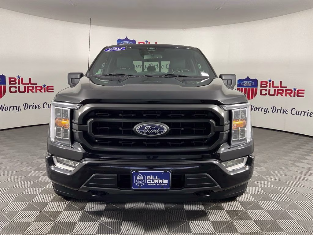 2022 Black Metallic Ford F-150 XLT 4X4 Truck
