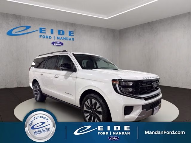 2026 White Metallic Ford Expedition Max Platinum 4X4 SUV