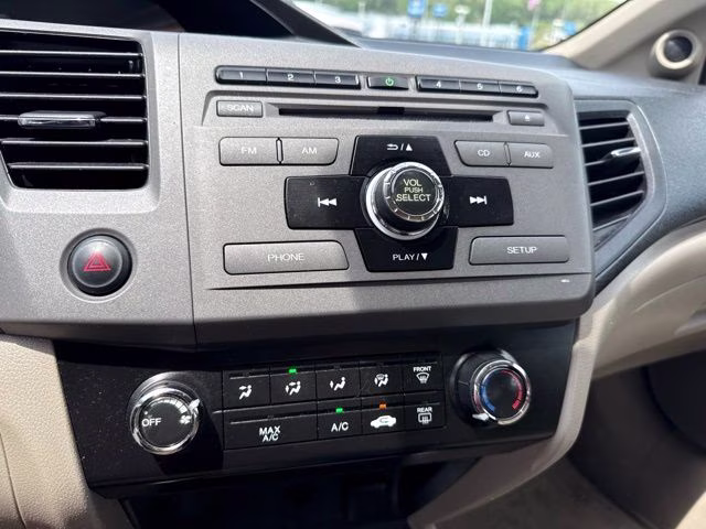 2012 Crimson Pearl Honda Civic EX FWD Sedan