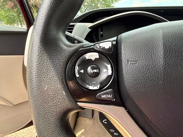 2012 Crimson Pearl Honda Civic EX FWD Sedan