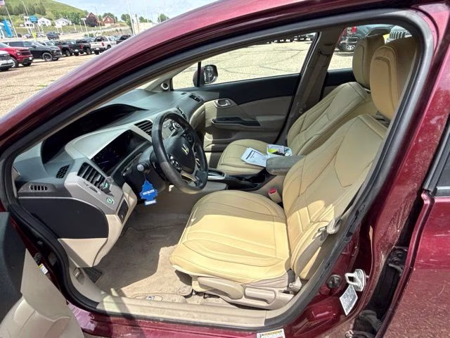 2012 Crimson Pearl Honda Civic EX FWD Sedan