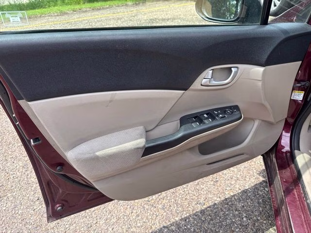 2012 Crimson Pearl Honda Civic EX FWD Sedan