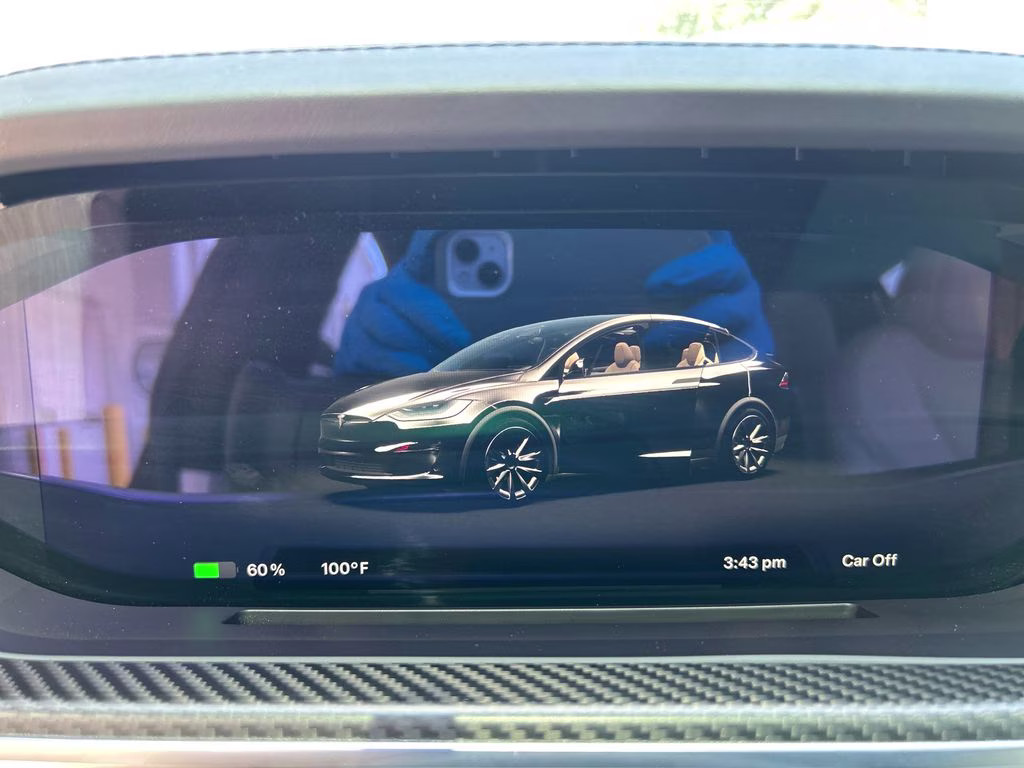 2022 Solid Black Tesla Model X Plaid AWD SUV