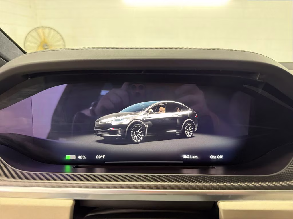 2022 Solid Black Tesla Model X Plaid AWD SUV