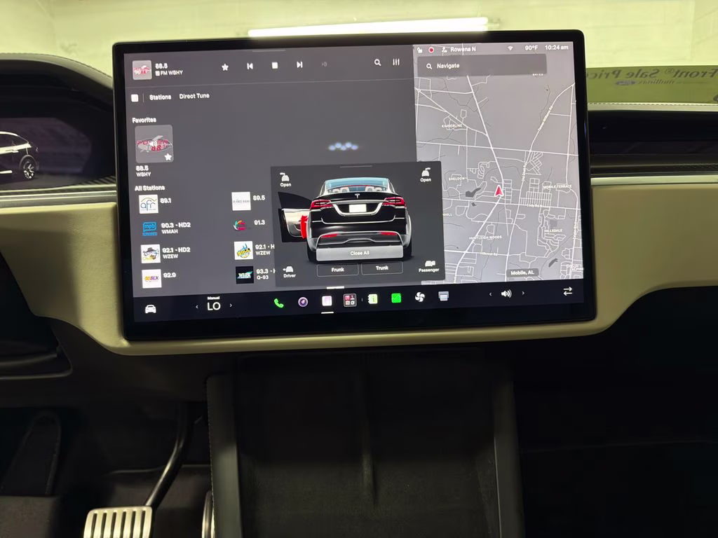 2022 Solid Black Tesla Model X Plaid AWD SUV