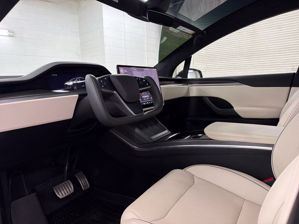 2022 Solid Black Tesla Model X Plaid AWD SUV