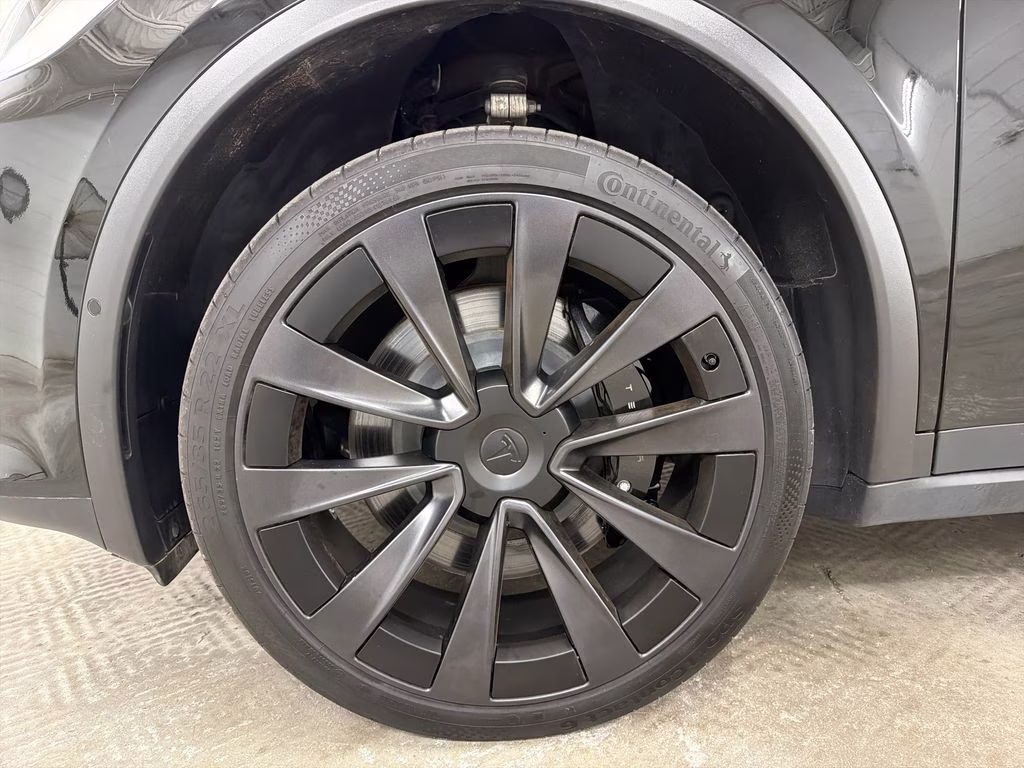 2022 Solid Black Tesla Model X Plaid AWD SUV