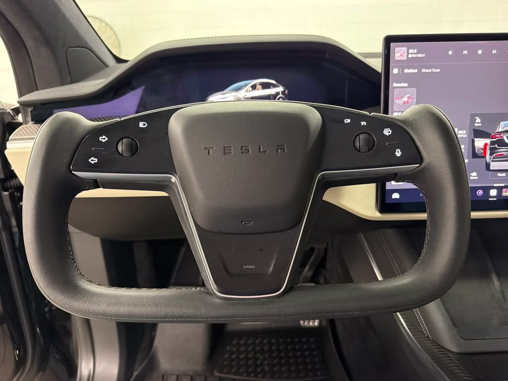 2022 Solid Black Tesla Model X Plaid AWD SUV