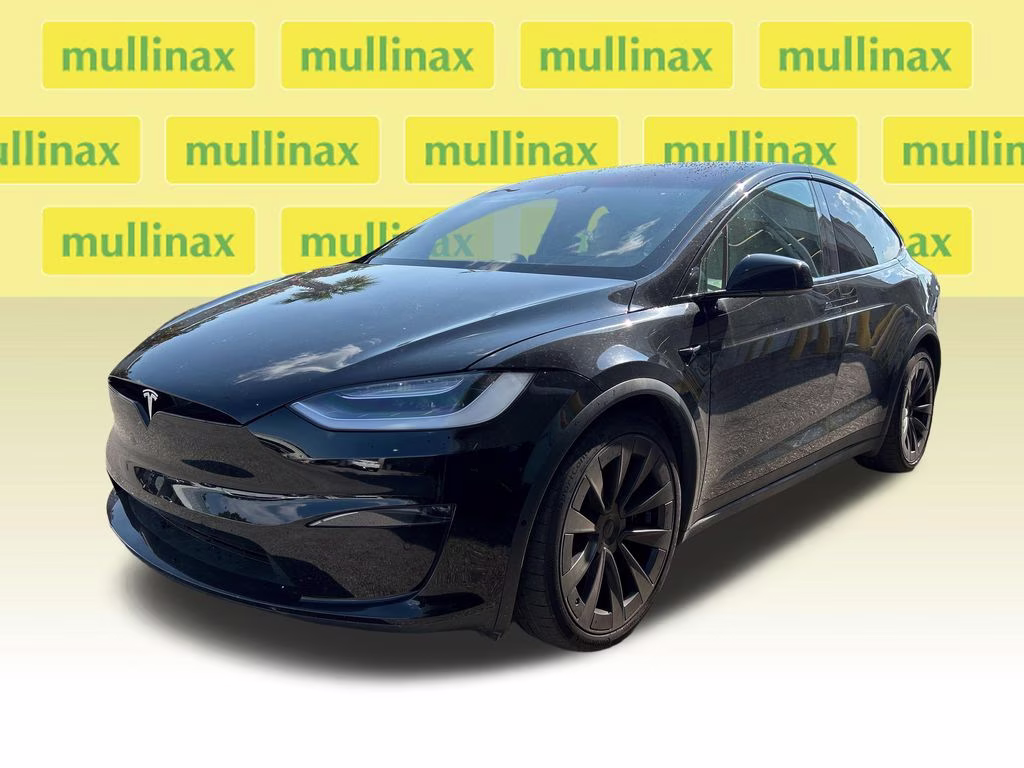 2022 Solid Black Tesla Model X Plaid AWD SUV