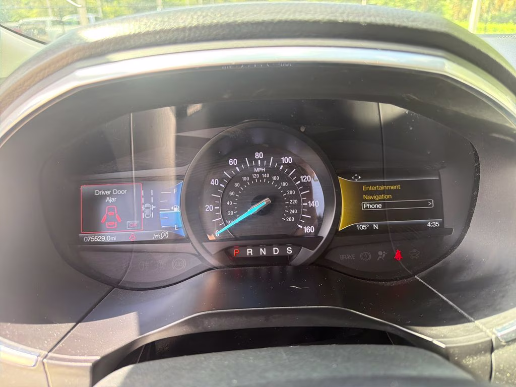 2020 Agate Black Ford Edge Titanium FWD SUV