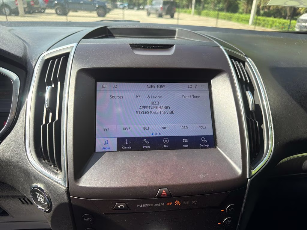 2020 Agate Black Ford Edge Titanium FWD SUV