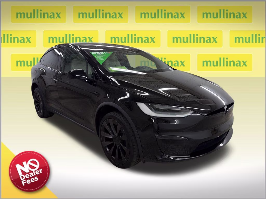 2022 Solid Black Tesla Model X Plaid AWD SUV