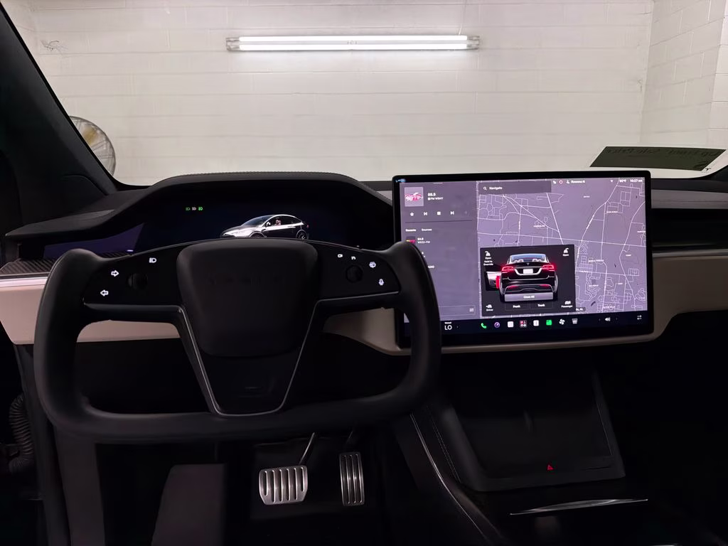 2022 Solid Black Tesla Model X Plaid AWD SUV