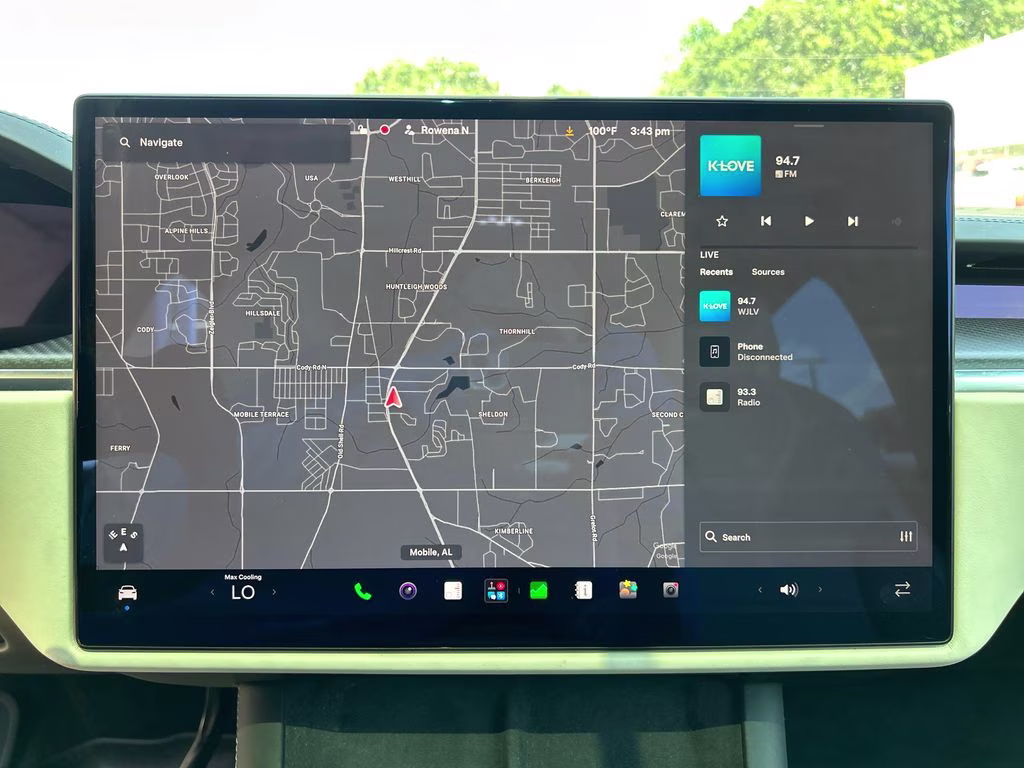 2022 Solid Black Tesla Model X Plaid AWD SUV