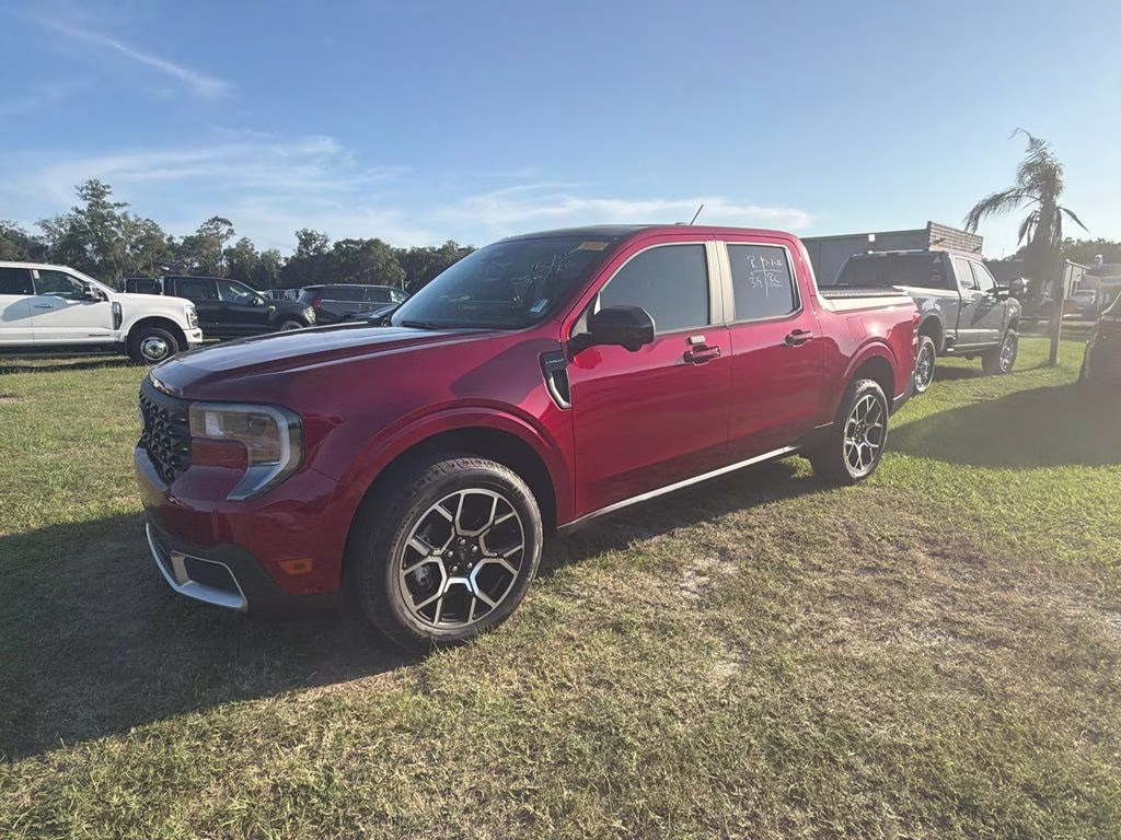 2025 Ruby Red Metallic Ford Maverick Lariat AWD Truck